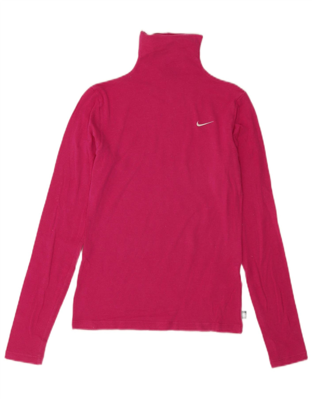 Nike Ženska majica dugih rukava UK 8/10, mali ružičasti pamuk