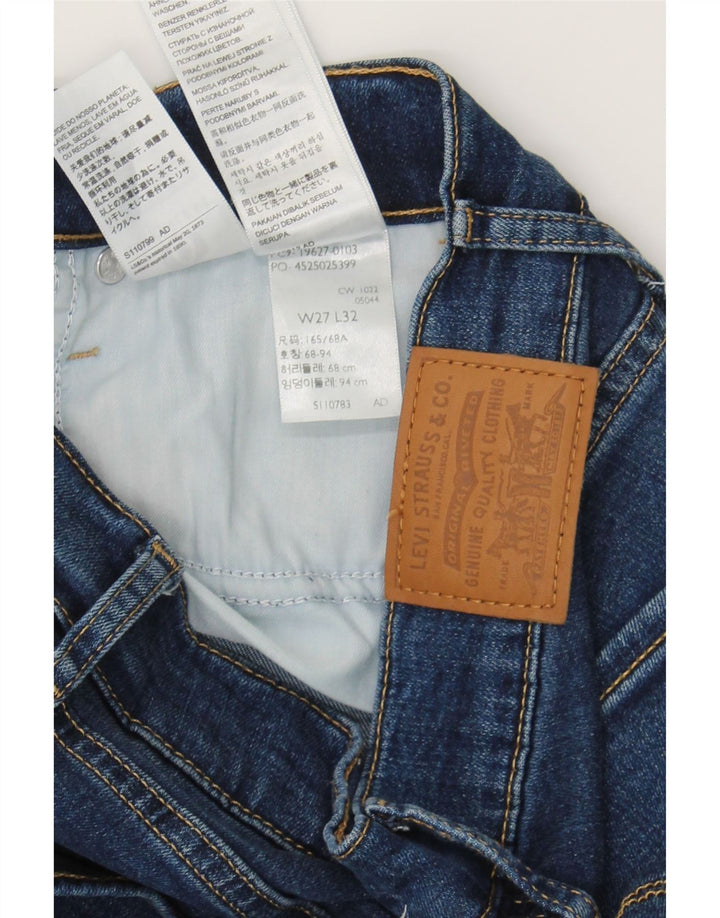 LEVI'S Womens Skinny Jeans W27 L32 Blue Lyocell Vintage Levi's and Second-Hand Levi's from Messina Hembry 