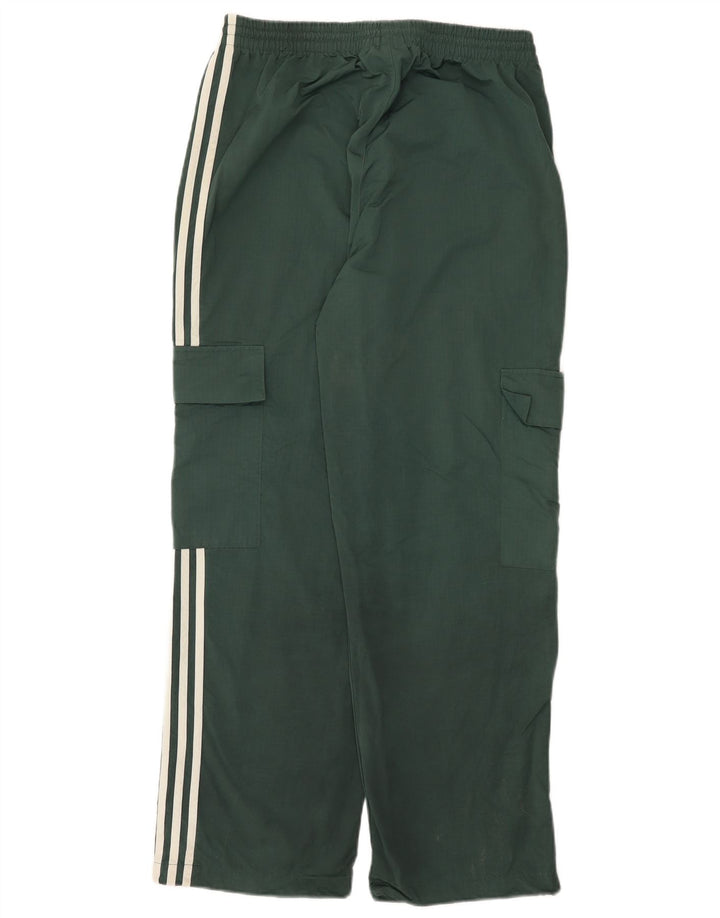 Adidas muške kargo trenirke srednje zelene poliamidne hlače
