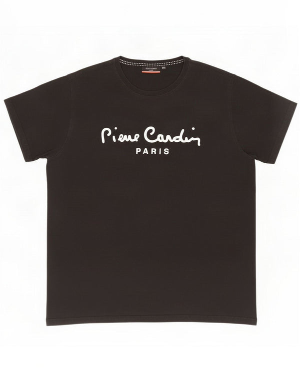 Ženska majica kratkih rukava Pierre Cardin UK 20 2XL crni pamuk