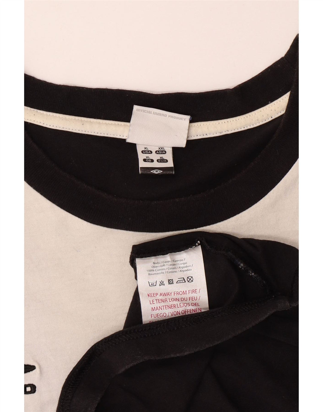 UMBRO muška majica kratkih rukava XL crni pamuk u boji