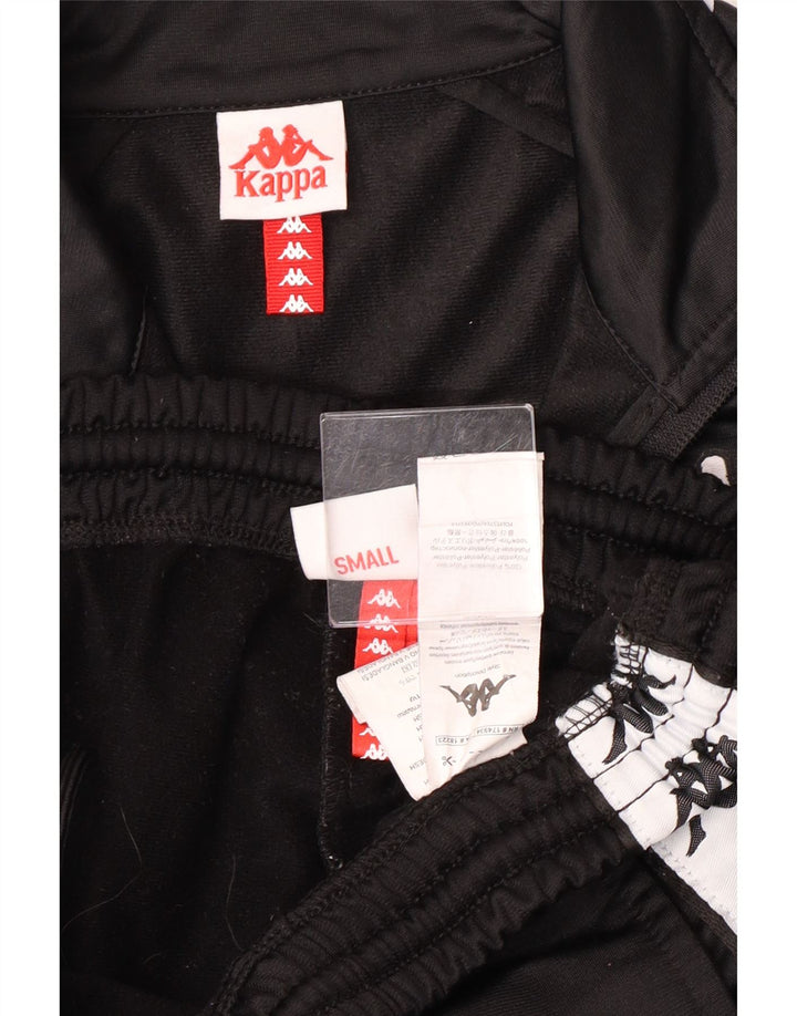 Ženska trenirka Kappa Graphic Full UK 10 Small Black Colourblock