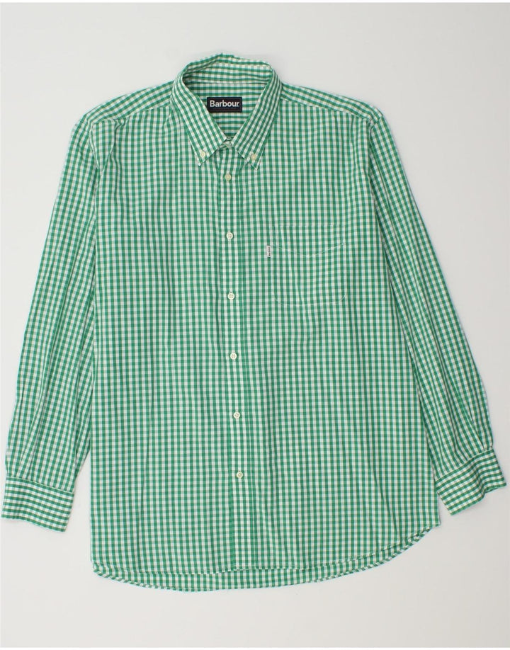 Barbour muška košulja Large Green Gingham