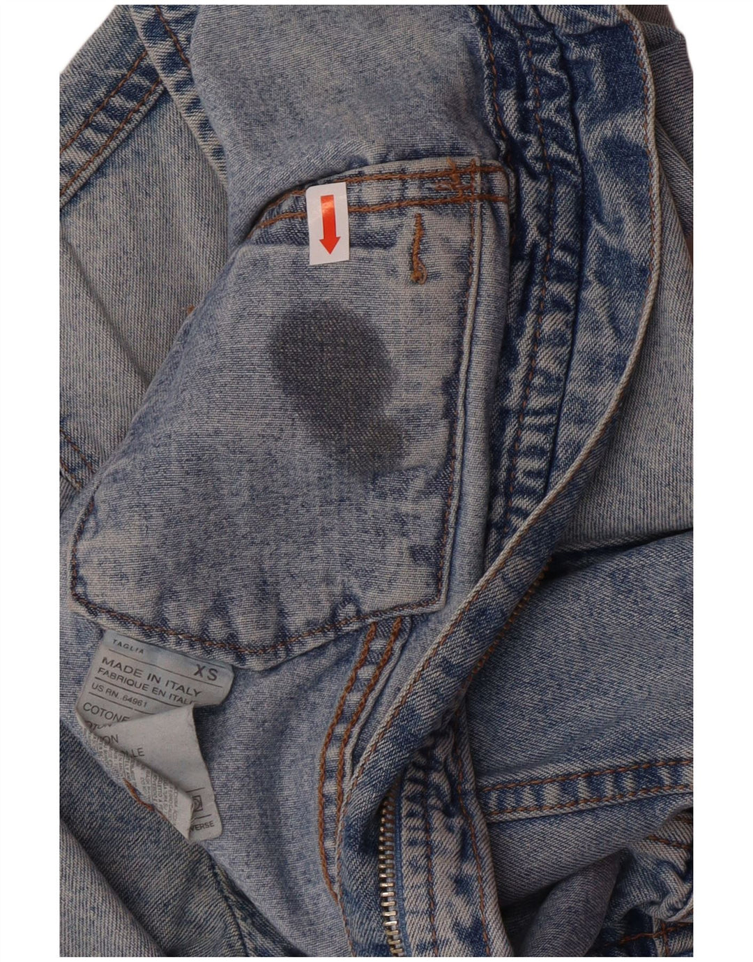 United Colors of Benetton ženska jakna od trapera UK 6 XS Blue Classic