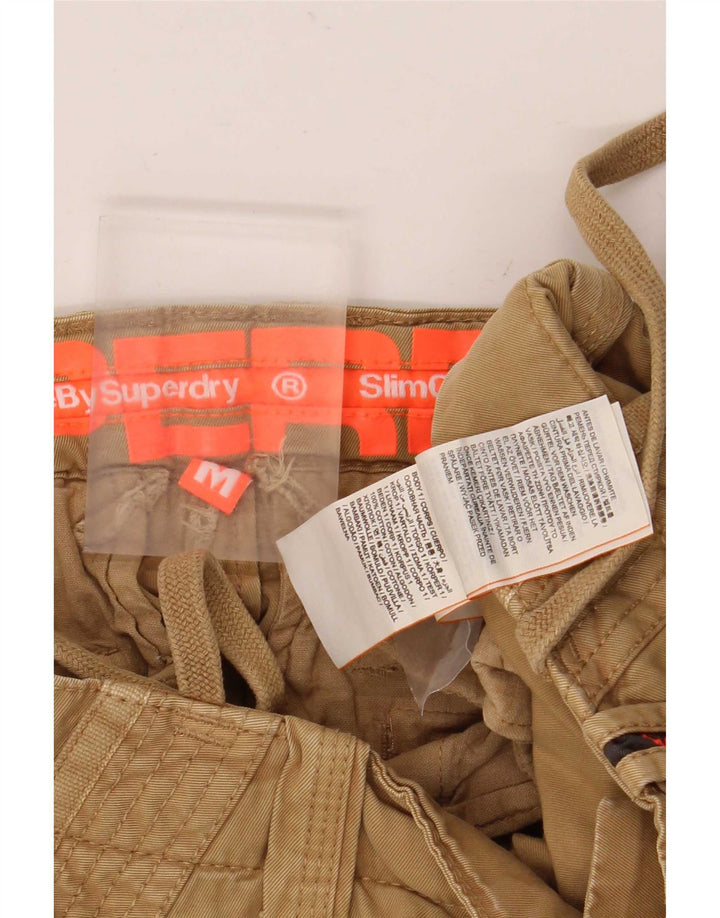 Superdry muške kargo kratke hlače srednje veličine W36 bež pamuk
