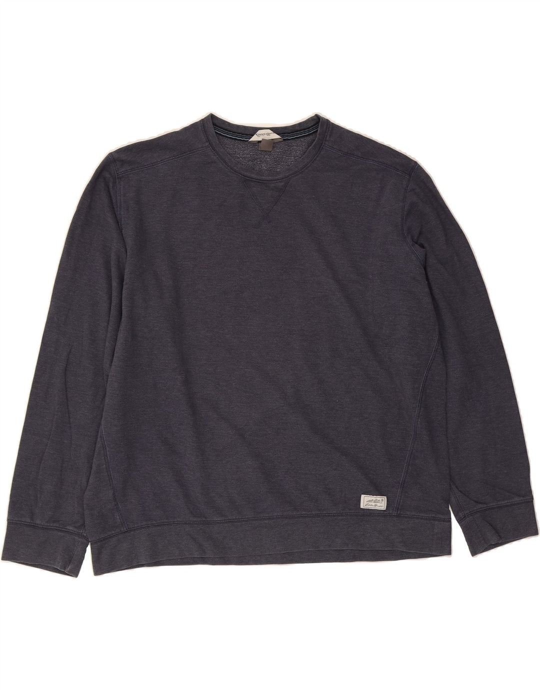 EDDIE BAUER Mens Sweatshirt Jumper XL Navy Blue Cotton Vintage Eddie Bauer and Second-Hand Eddie Bauer from Messina Hembry 