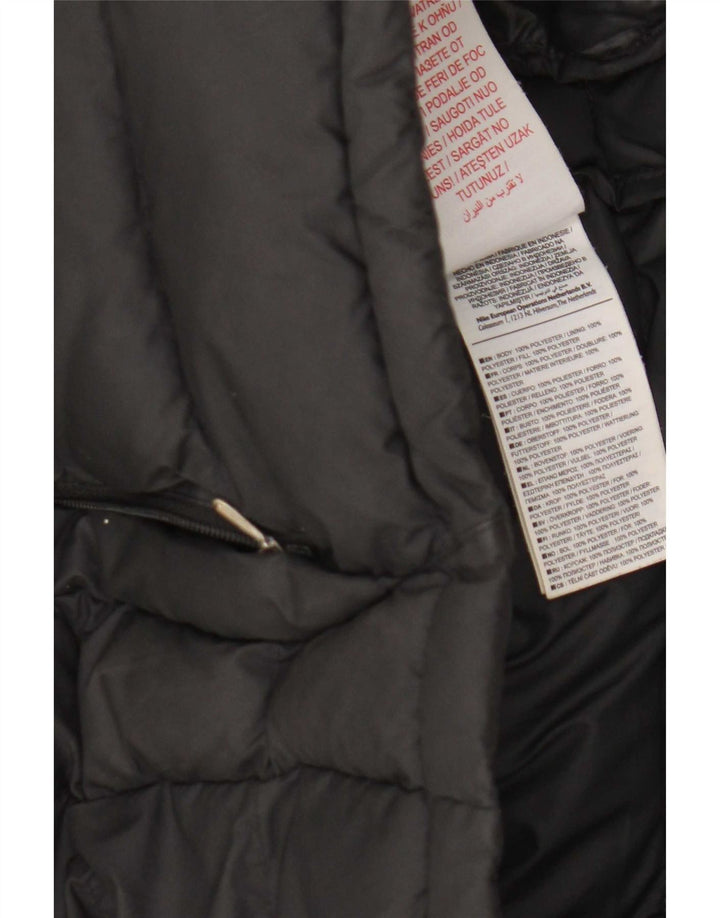 Nike Boys Padded Gilet 12-13 Years Large Crni Poliester