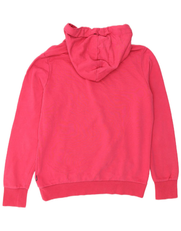 Superdry ženska majica s kapuljačom s kapuljačom UK 14, veliki ružičasti pamuk