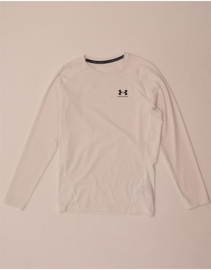 Muška majica Under Armour Heat Gear s dugim rukavima XL od bijelog poliestera