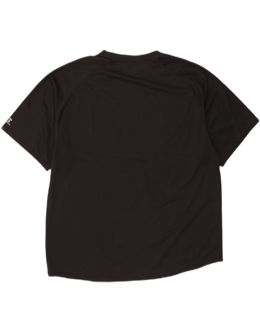 RUSSELL ATHLETIC Mens Dri-Power T-Shirt Top XL Black Polyester Vintage Russell Athletic and Second-Hand Russell Athletic from Messina Hembry 