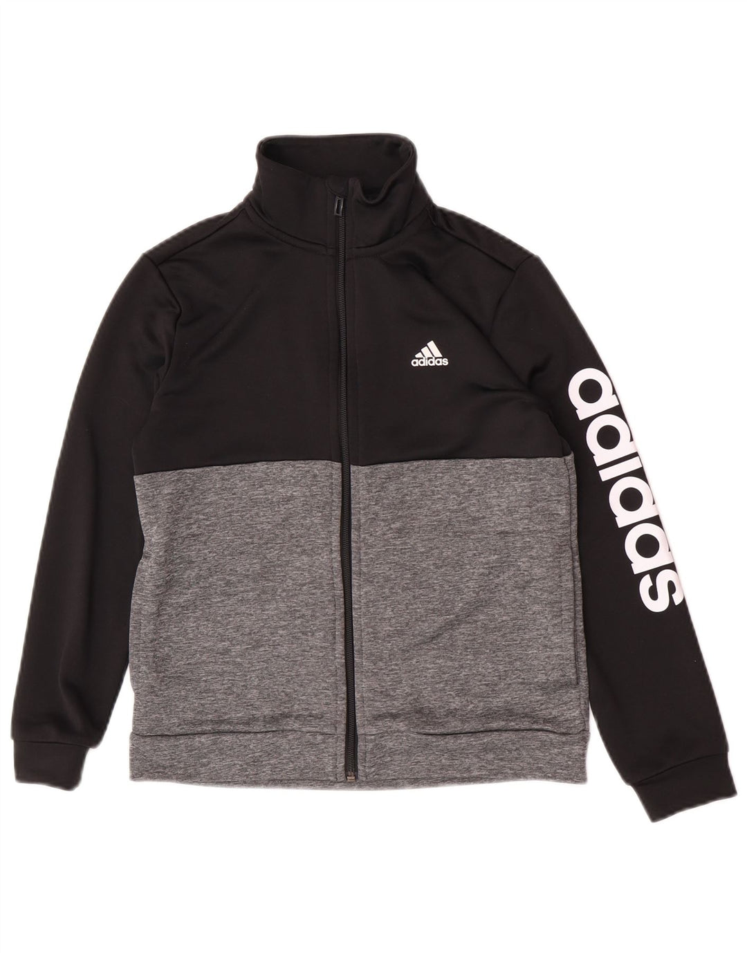 Gornja jakna za trenirku Adidas Boys Aeroready 11-12 Years Black Colourblock