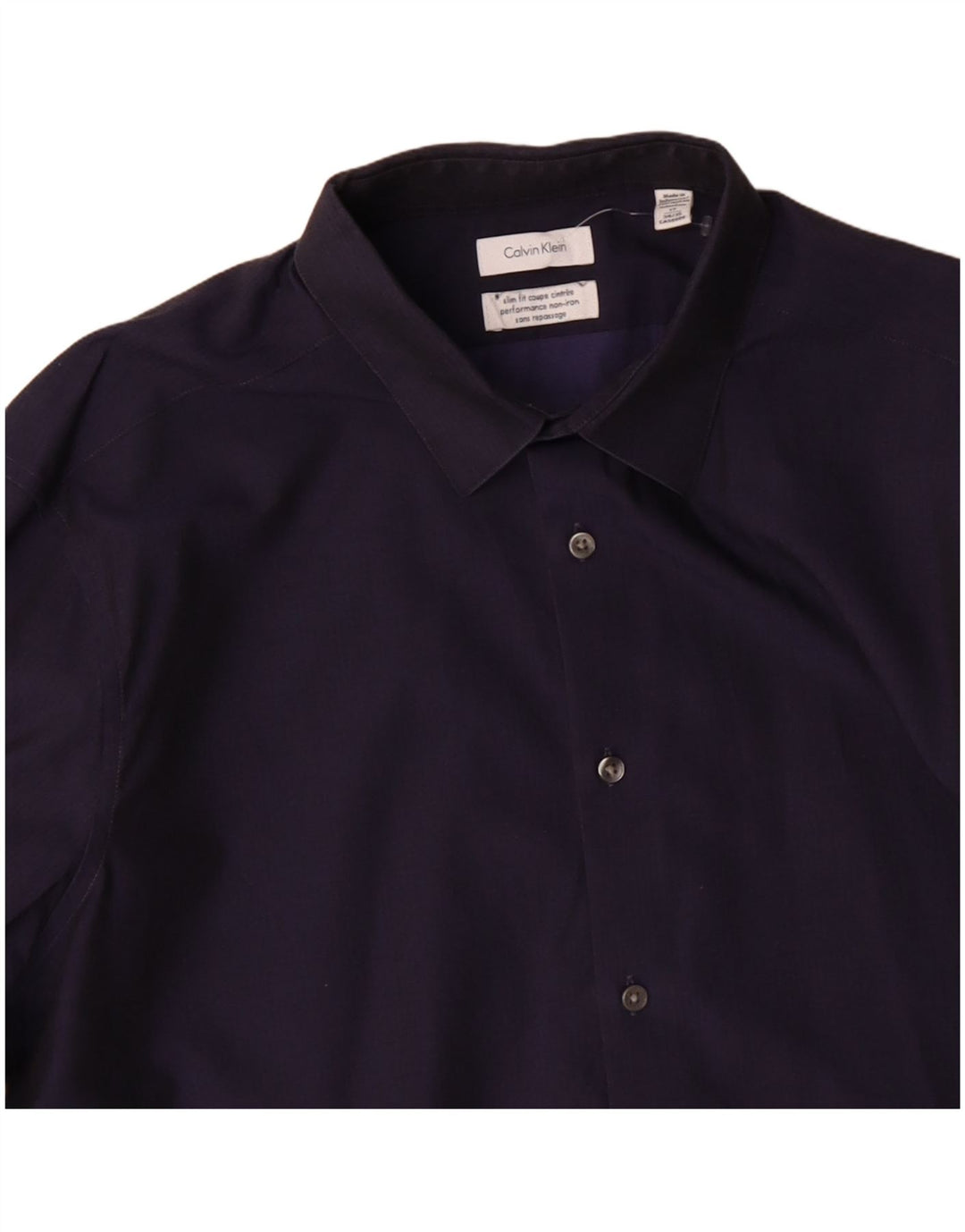 CALVIN KLEIN JEANS Muška uska košulja veličina 17 XL tamnoplavi pamuk