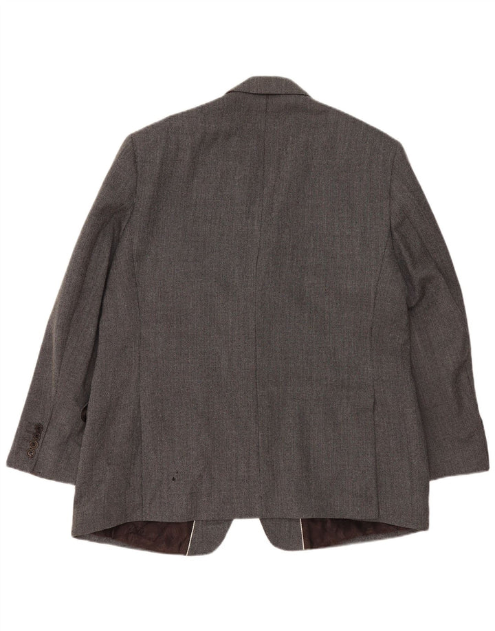 Marks & Spencer muška jakna sako s 2 gumba UK 46 XL siva vuna