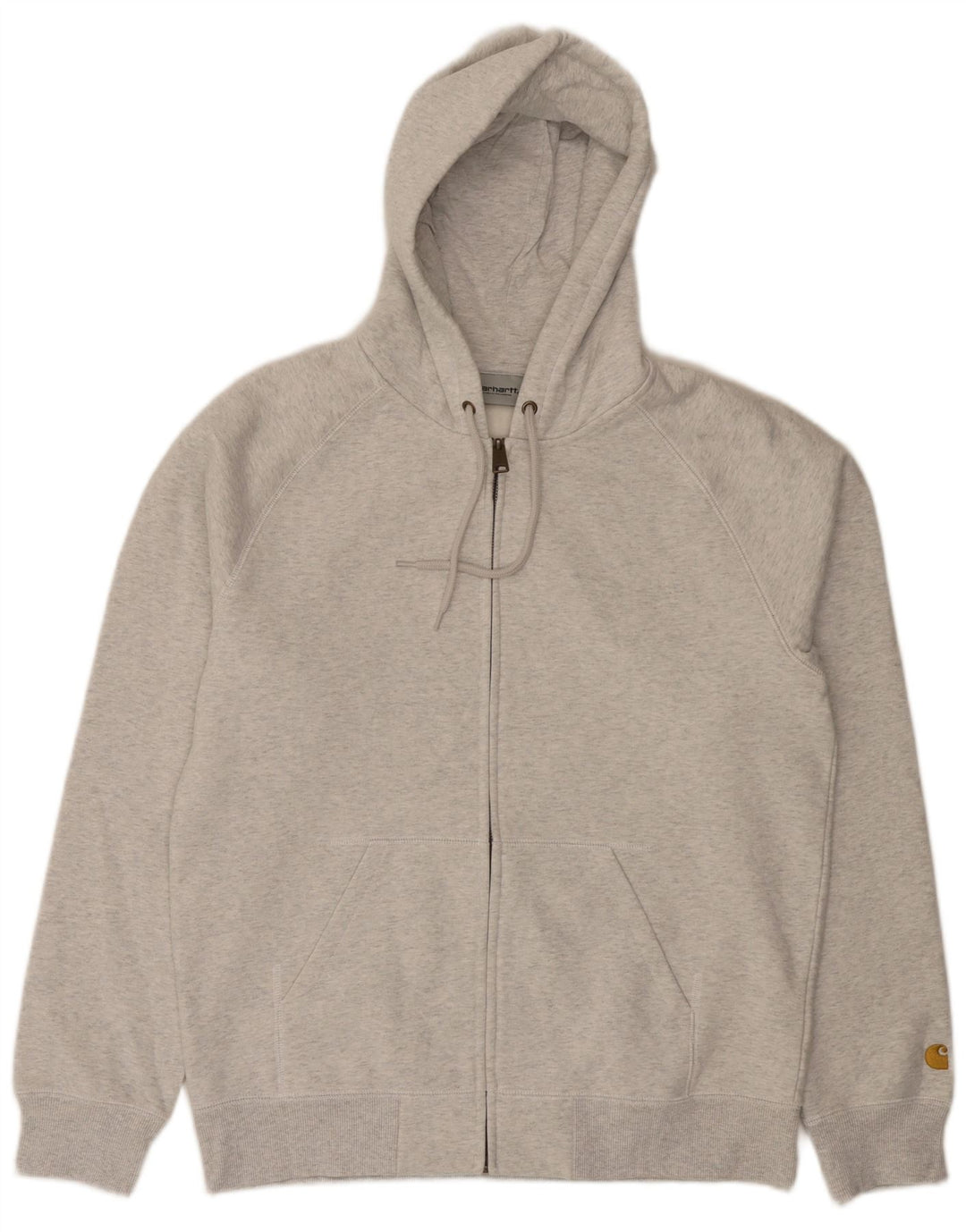 Carhartt muški pulover s kapuljačom s patentnim zatvaračem, srednje sivi pamuk