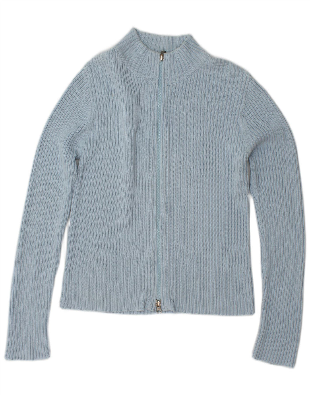 TOM TAILOR Ženski kratki kardigan pulover UK 12 Srednje plava