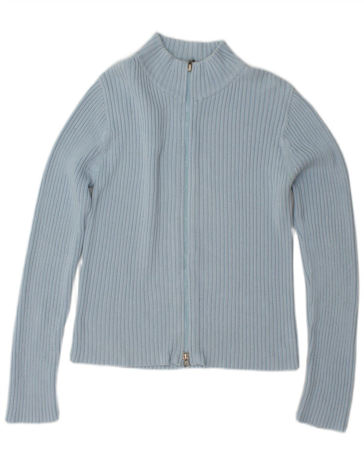 TOM TAILOR Ženski kratki kardigan pulover UK 12 Srednje plava