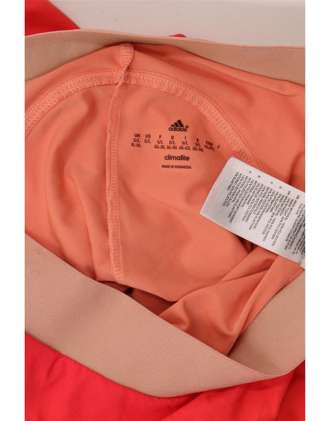 ADIDAS ženska teniska suknja Climalite UK 8/10 mali narančasti poliester