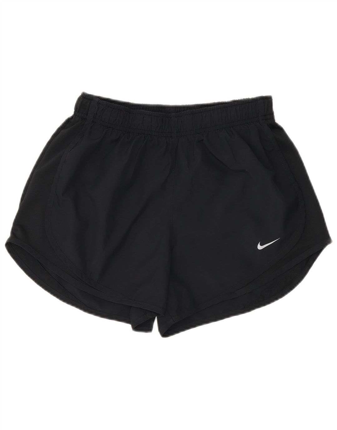 Nike Ženske Dri Fit Sportske Kratke Hlače UK 8 Mali crni poliester