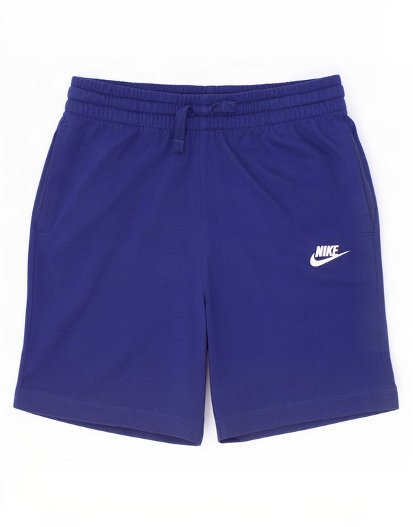 Nike Boys Standard Fit Sport Shorts 12-13 Years Large Tavy Blue Poliester