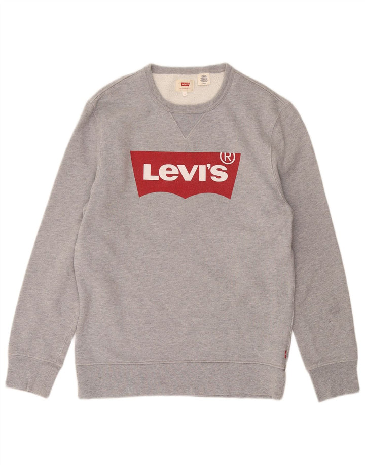 LEVI'S muška majica s grafičkim motivima Mali sivi pamuk