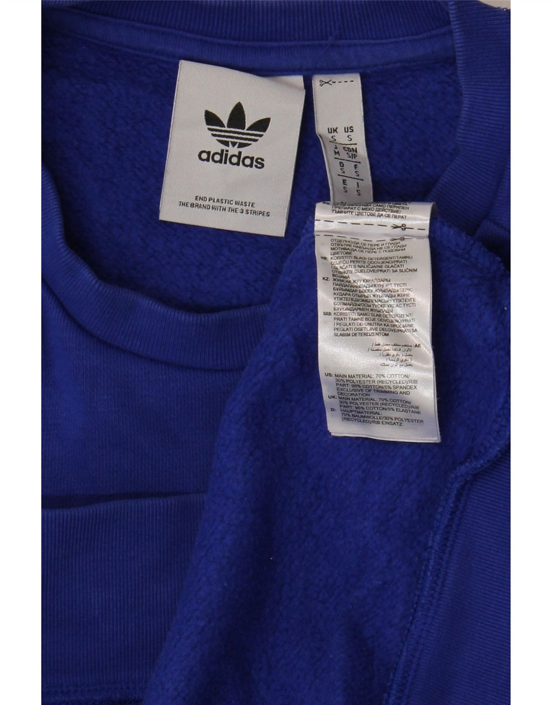 Adidas muški džemperi mali plavi pamuk