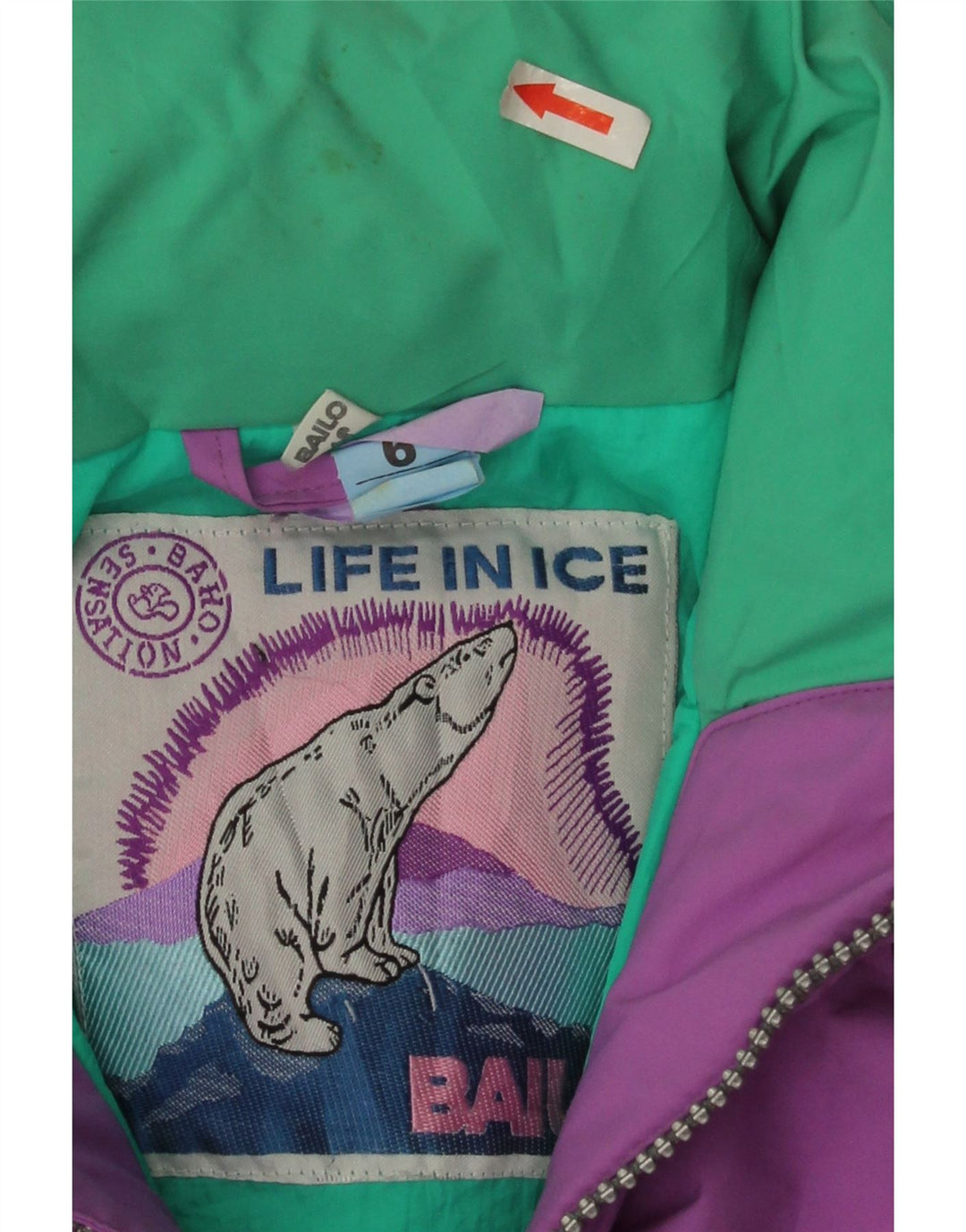 Bailo ženska vodootporna skijaška jakna Gore-Tex IT 46 Large Pink Colourblock