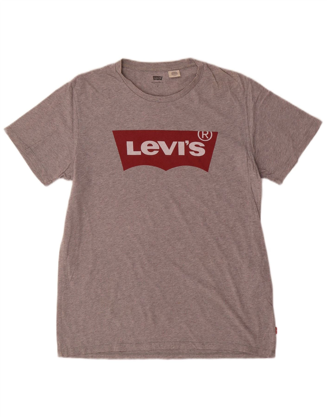Levi's muška majica kratkih rukava s grafičkim motivima, mali sivi pamuk