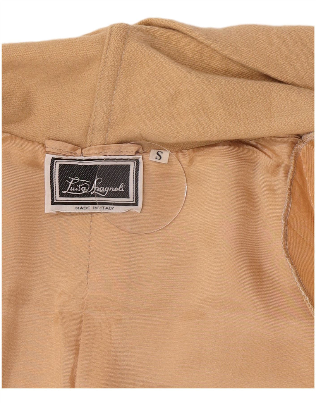 Luisa Spagnoli ženski otvoreni preveliki kaput UK 10 Small Beige