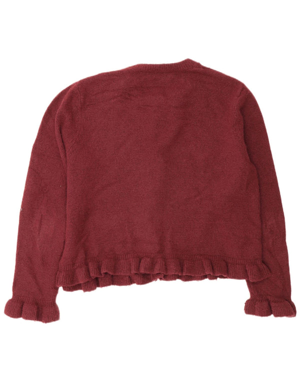 Zara ženski kardigan pulover UK 18 XL Bordo