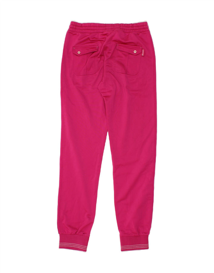 CHAMPION Womens Tracksuit Trousers Joggers UK 14 Medium Pink Polyester Vintage Champion and Second-Hand Champion from Messina Hembry 