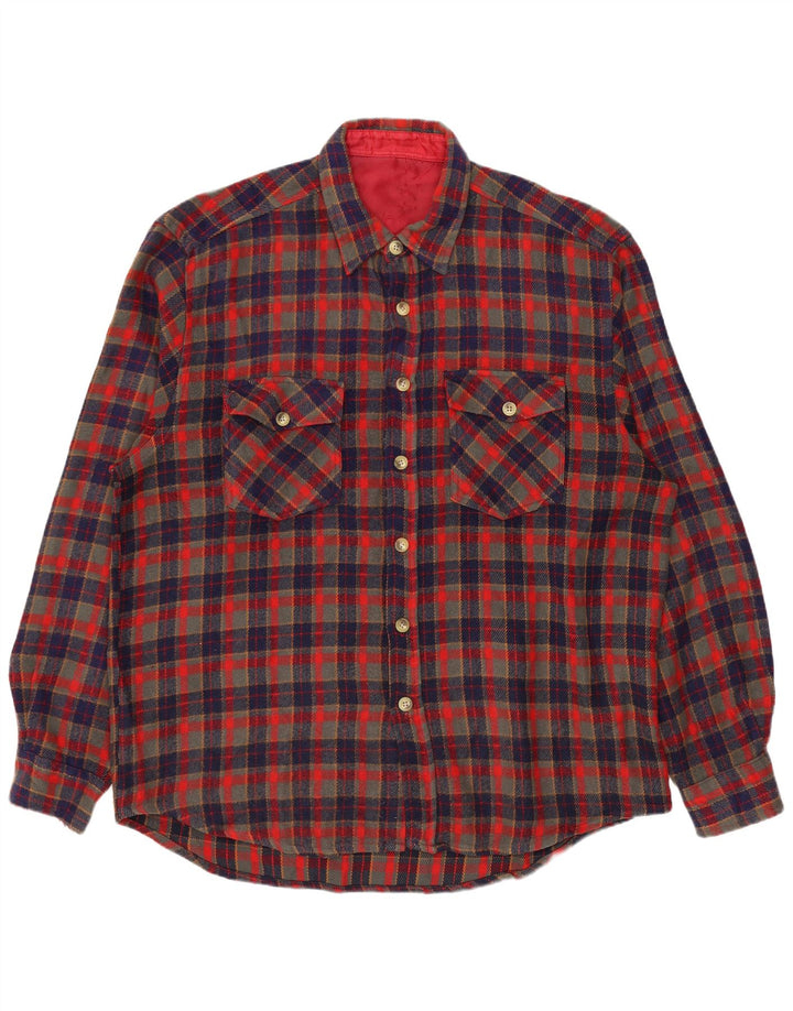 VINTAGE muška košulja od flanela Lumberjack XL, crveni karirani