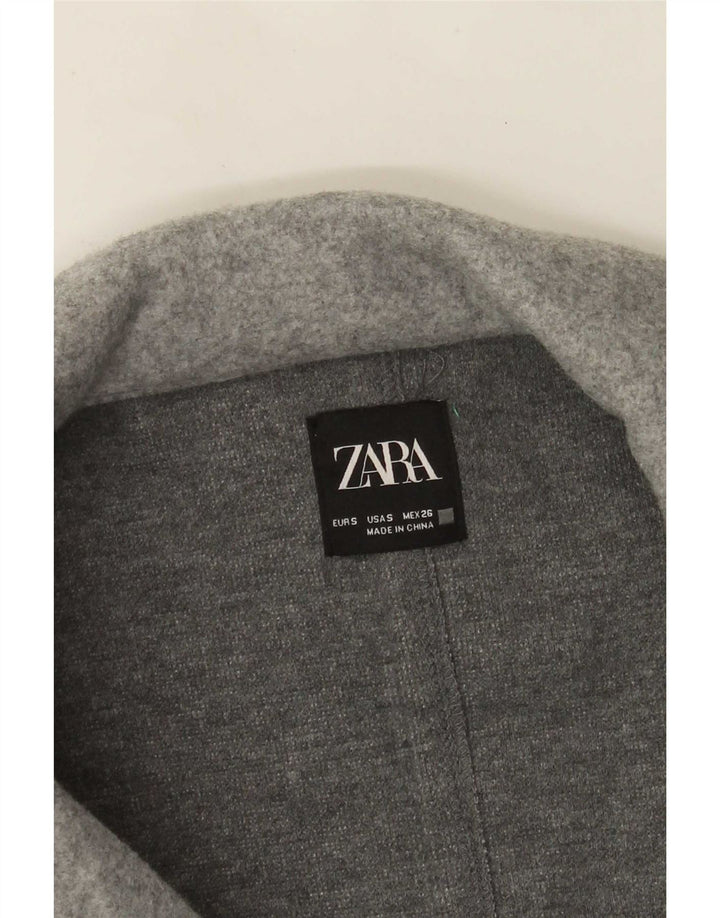 Zara ženski otvoreni kaput UK 10 Small Gray