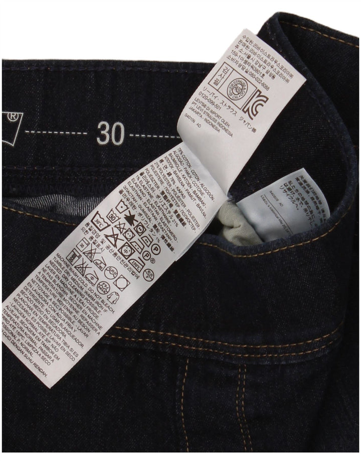 Levi's ženske jegging traperice W30 L30 tamnoplavi pamuk