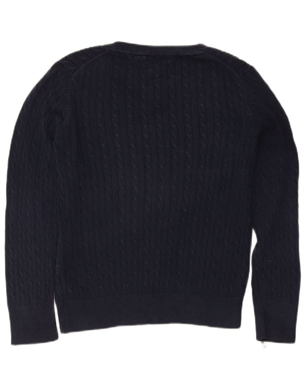 Tommy Hilfiger ženski džemper s V-izrezom UK 18 XL tamnoplavi