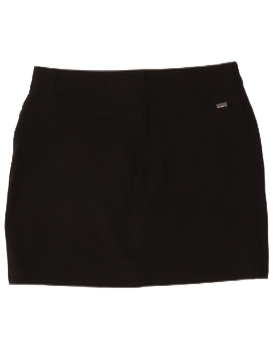 EDDIE BAUER Ženska mini suknja US 8 srednje veličine W30 crni poliester