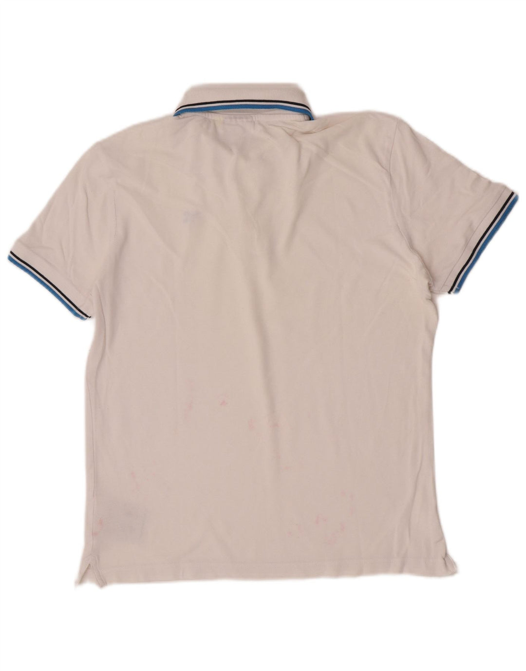 Diadora muška polo majica srednje bijele pruge, pamuk