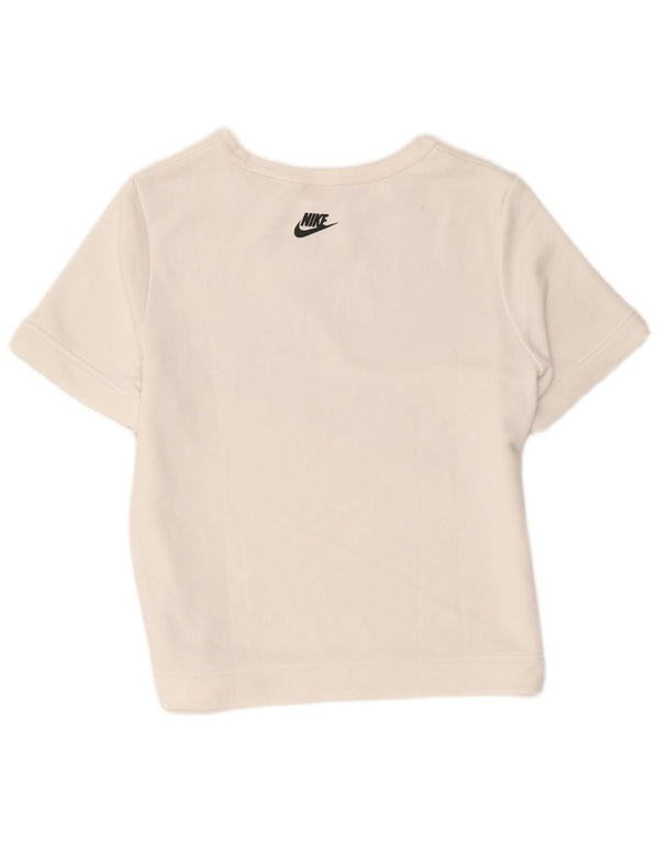 Ženska majica kratkih rukava Nike Graphic UK 14 Srednje bijela