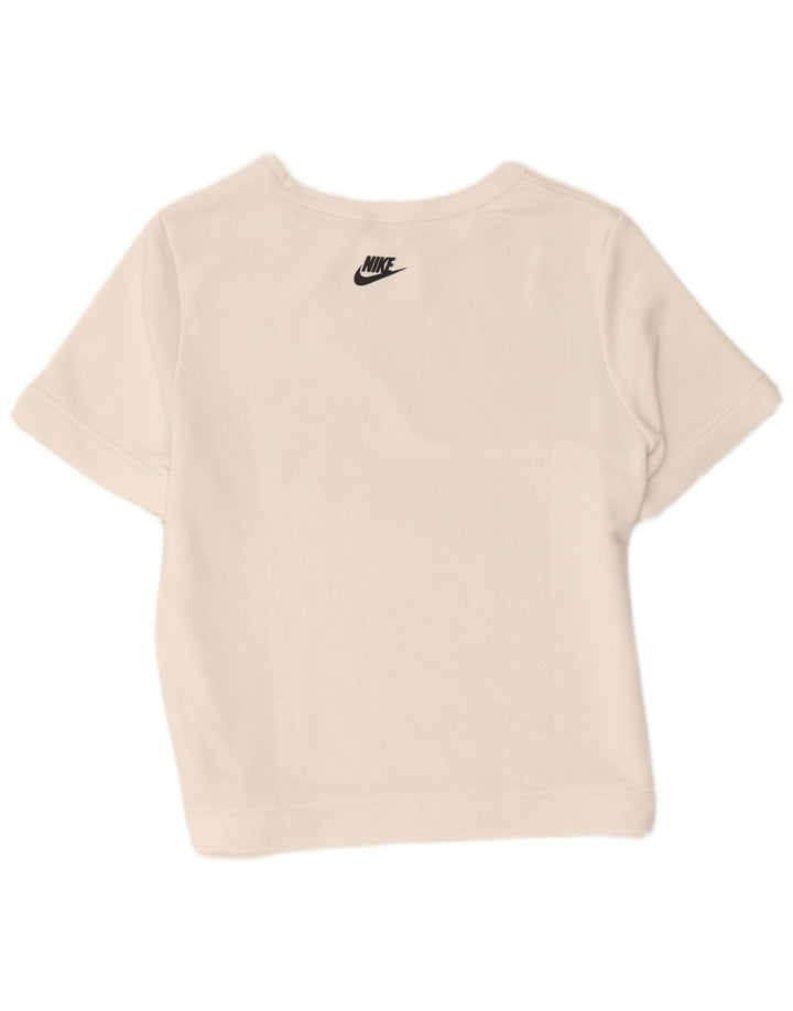 Ženska majica kratkih rukava Nike Graphic UK 14 Srednje bijela