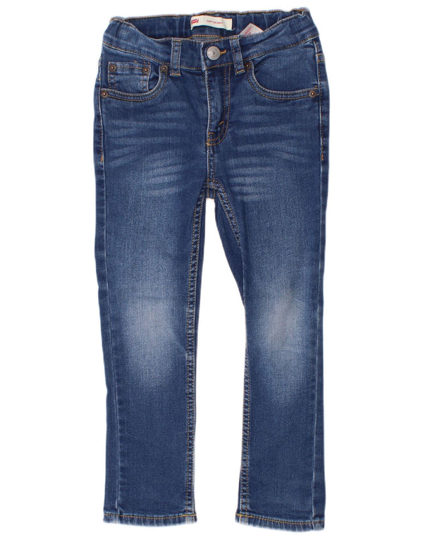 Levi's Boys skinny traperice 3-4 godine W22 L17 plavi pamuk