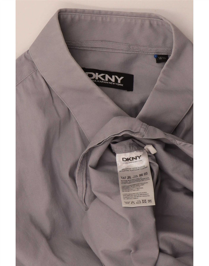 Dkny muška košulja veličine 16 1/2 veliki sivi pamuk