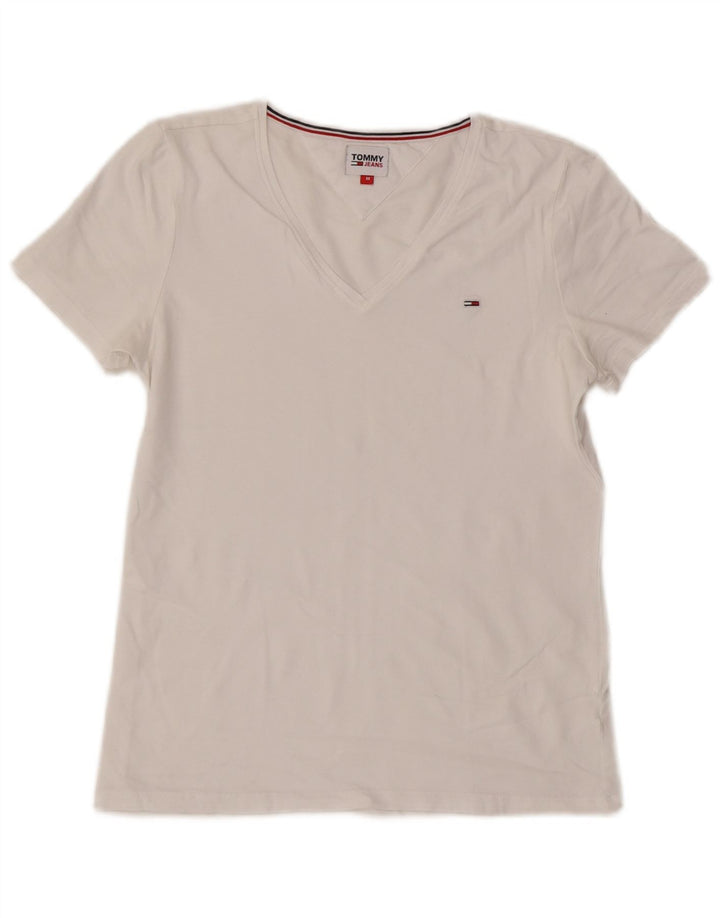 Tommy Hilfiger Ženska majica kratkih rukava UK 12 Srednje bijela