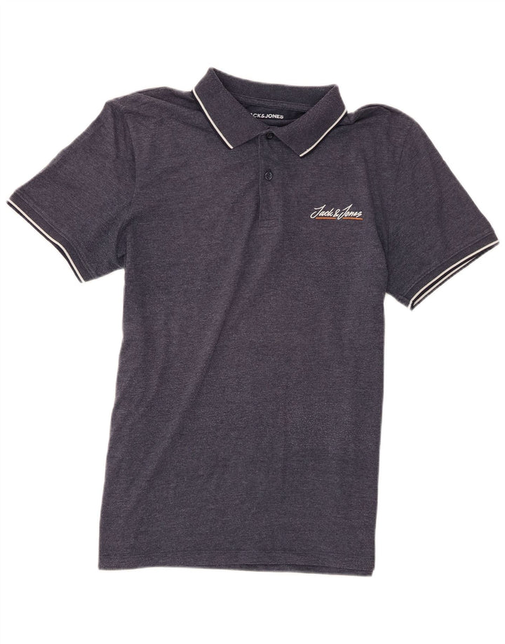 Jack & Jones muška polo majica Srednje tamnoplavi flekasti pamuk