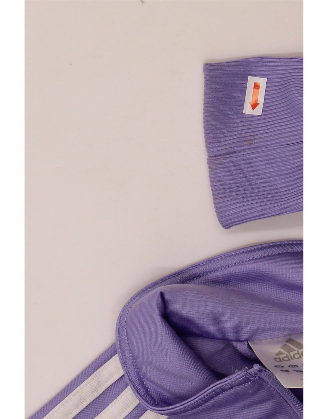 ADIDAS ženska gornja jakna trenirke UK 12 srednje ljubičasta poliester