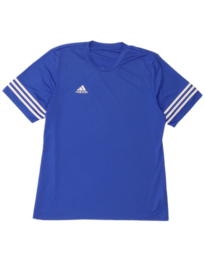 Adidas muška majica kratkih rukava 2XL plavi poliester