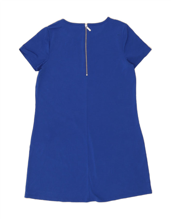 MICHAEL KORS Womens Basic Dress UK 12 Medium Blue Polyester Vintage Michael Kors and Second-Hand Michael Kors from Messina Hembry 