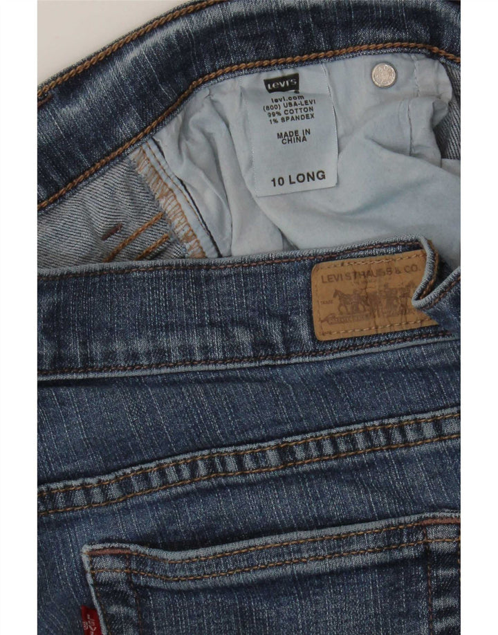 Levi's ženske 515 Bootcut traperice US 10 Large W30 L33 plavi pamuk