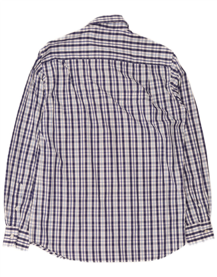 Paul & Shark muška karirana košulja srednje plave boje, pamuk