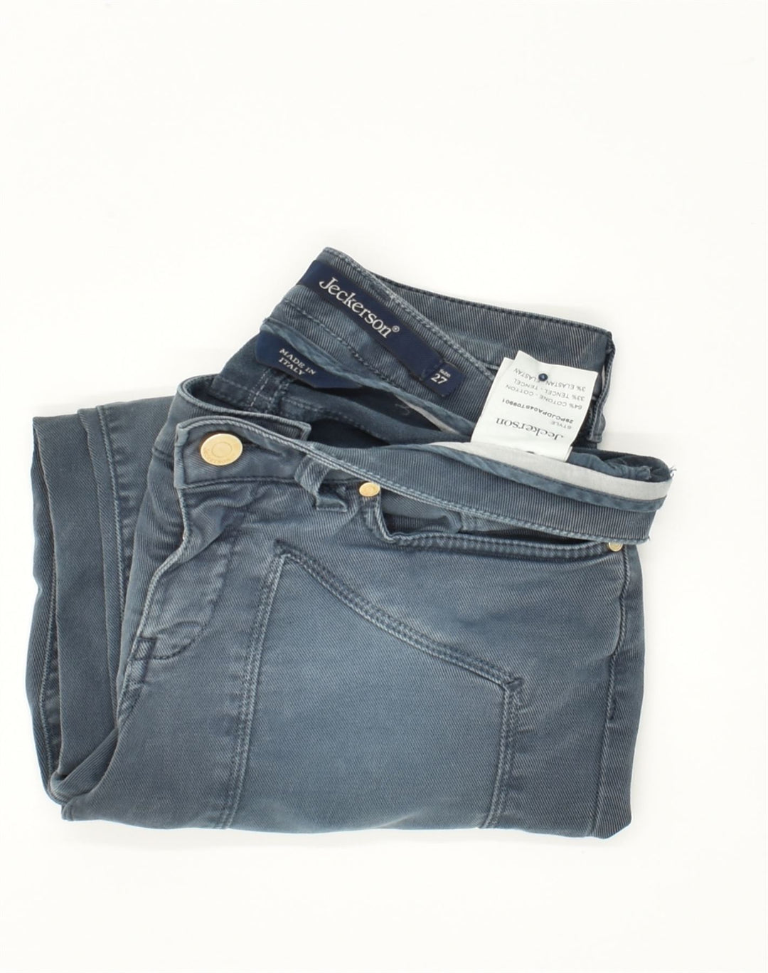 JECKERSON Womens Slim Jeans W30 L27 Blue Cotton | Vintage Jeckerson | Thrift | Second-Hand Jeckerson | Used Clothing | Messina Hembry 