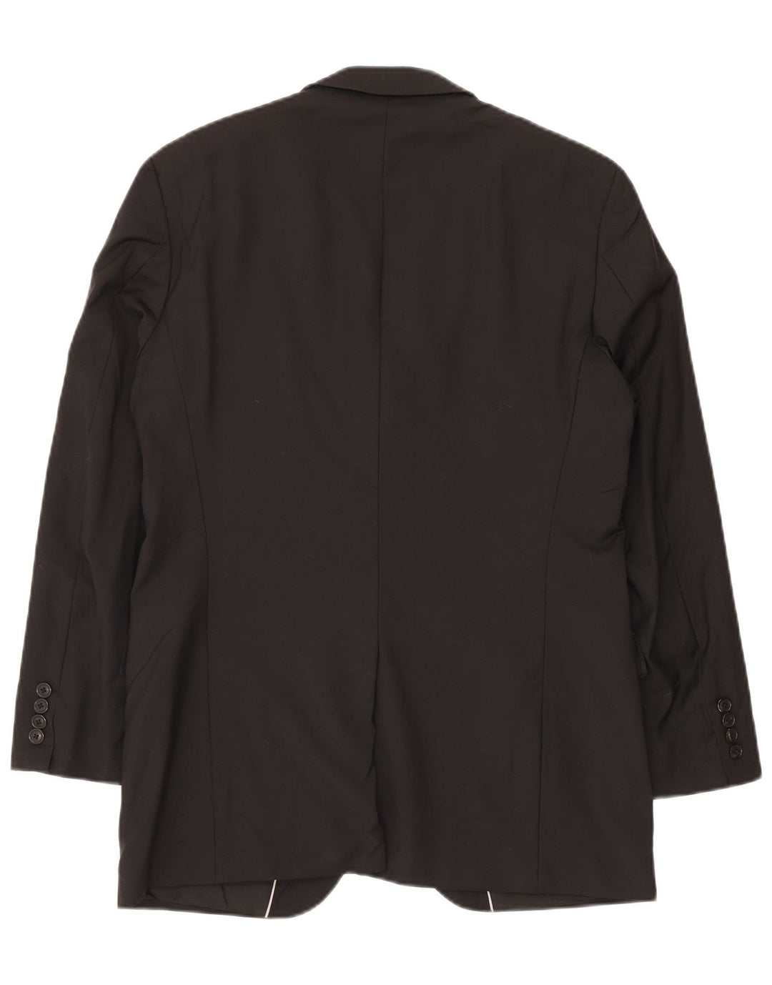 Vintage ženski sako sa 2 gumba US 40 Velika crna djevičanska vuna