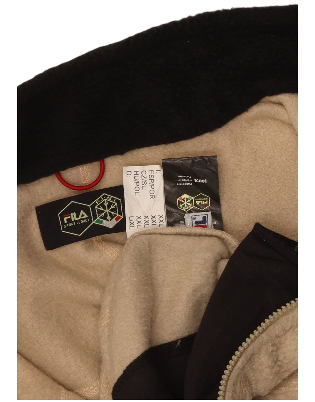 Fila muška jakna od flisa UK 40 veliki bež poliester